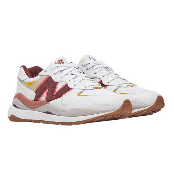 New Balance x Bandier 57/40 Move Her World Sneaker Running Shoes, White/ Angora - Picture 13 of 13